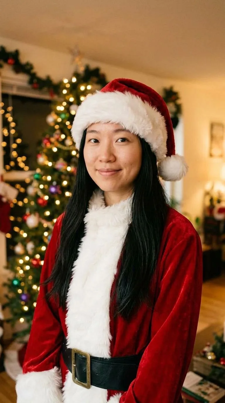 AI Christmas Costume: turn your photo festive — Classic Santa · 1K