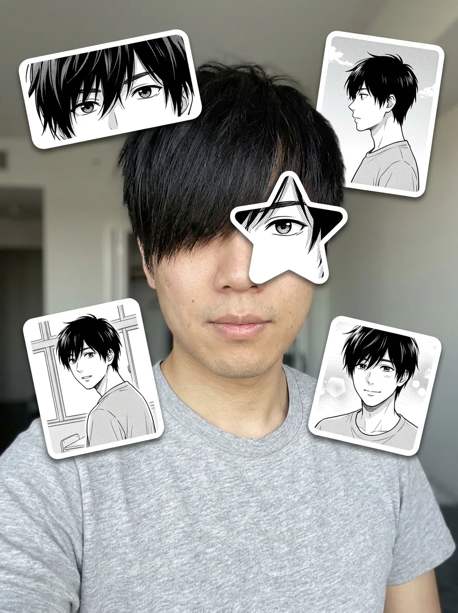 Anime-eye-trend: din stjerneøje-selfie og din dobbeltgænger i ét tryk — Manga