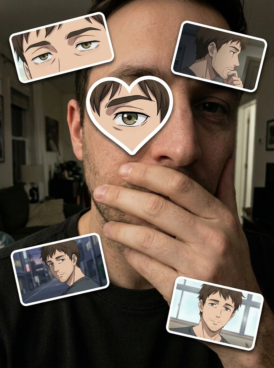Anime-eye-trend: din stjerneøje-selfie og din dobbeltgænger i ét tryk — Hjerte